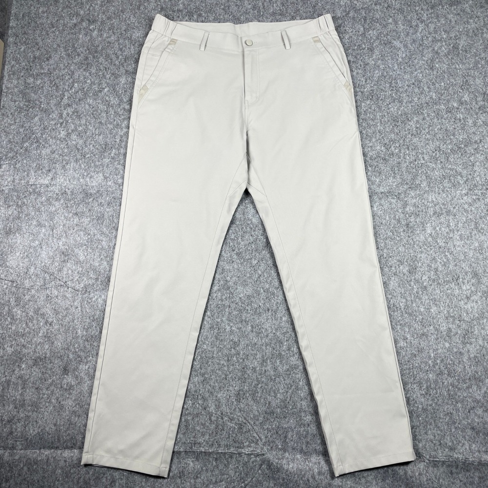 Jack Archer Pants Mens 34x32 (Fits 34x29) Gray Jetsetter Tech Performance Chino